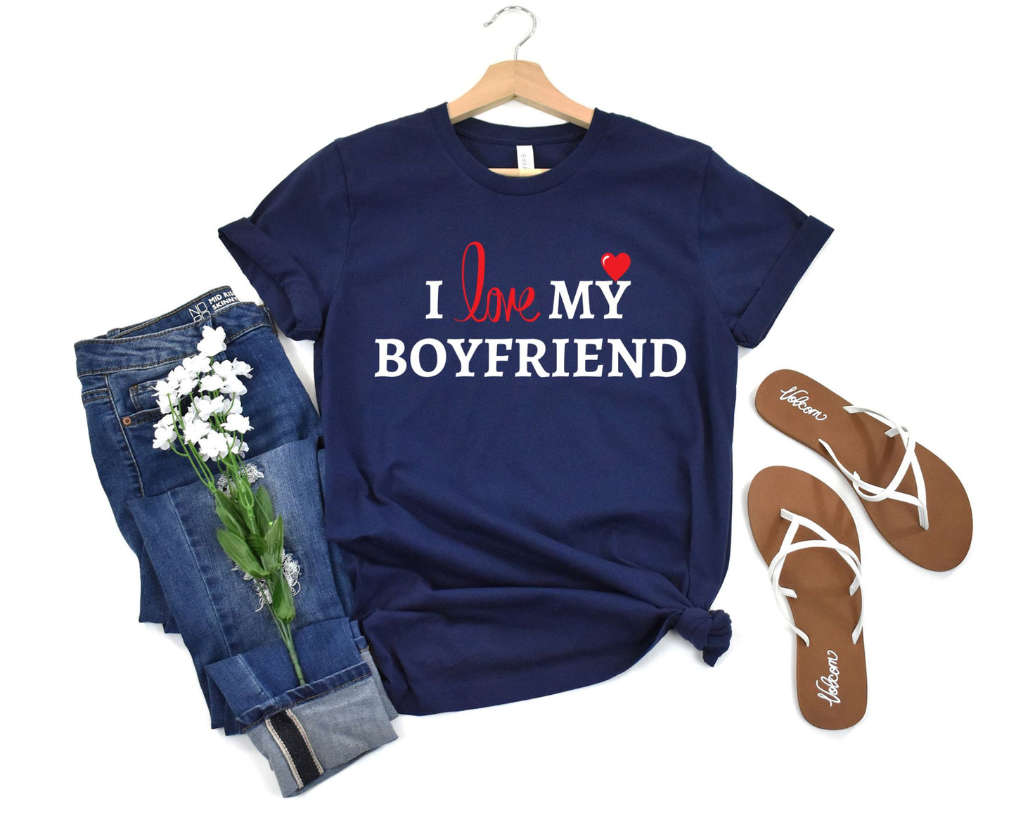 Express Your Love: I Love My Boyfriend T-Shirt