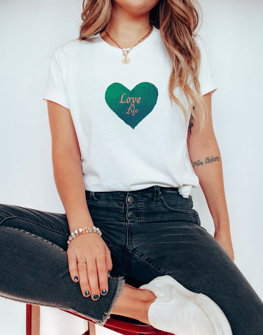 Love is Life T-Shirt, Valentine's day T-Shirt
