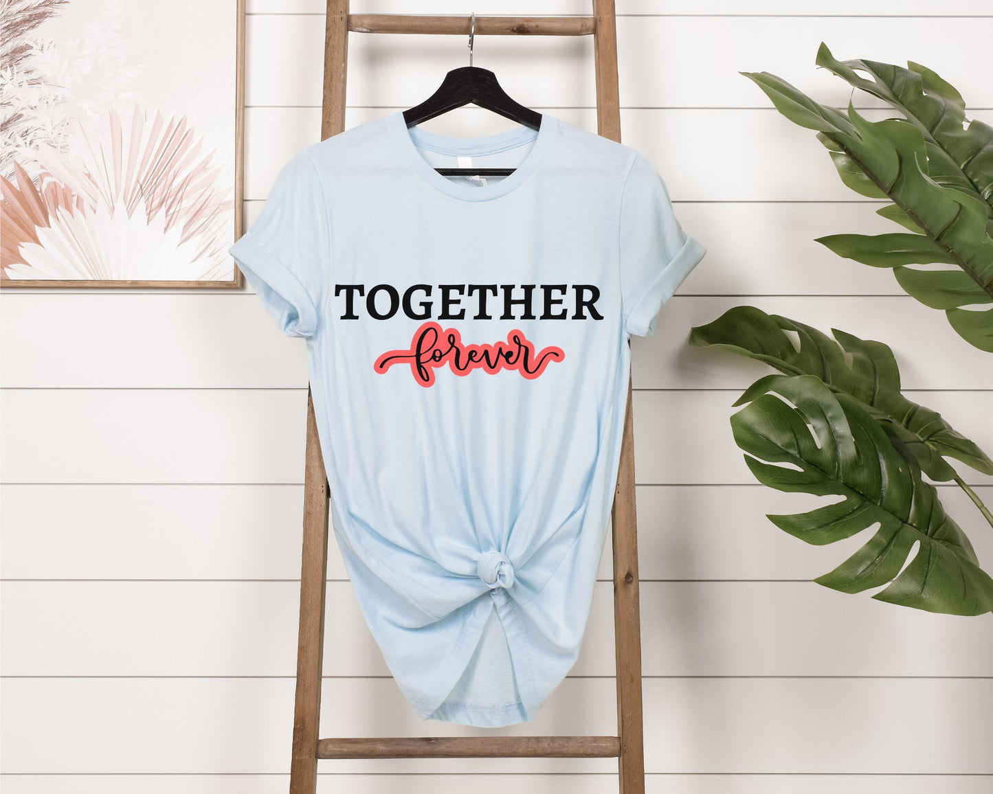 Heather Ice Blue Together Forever Shirt