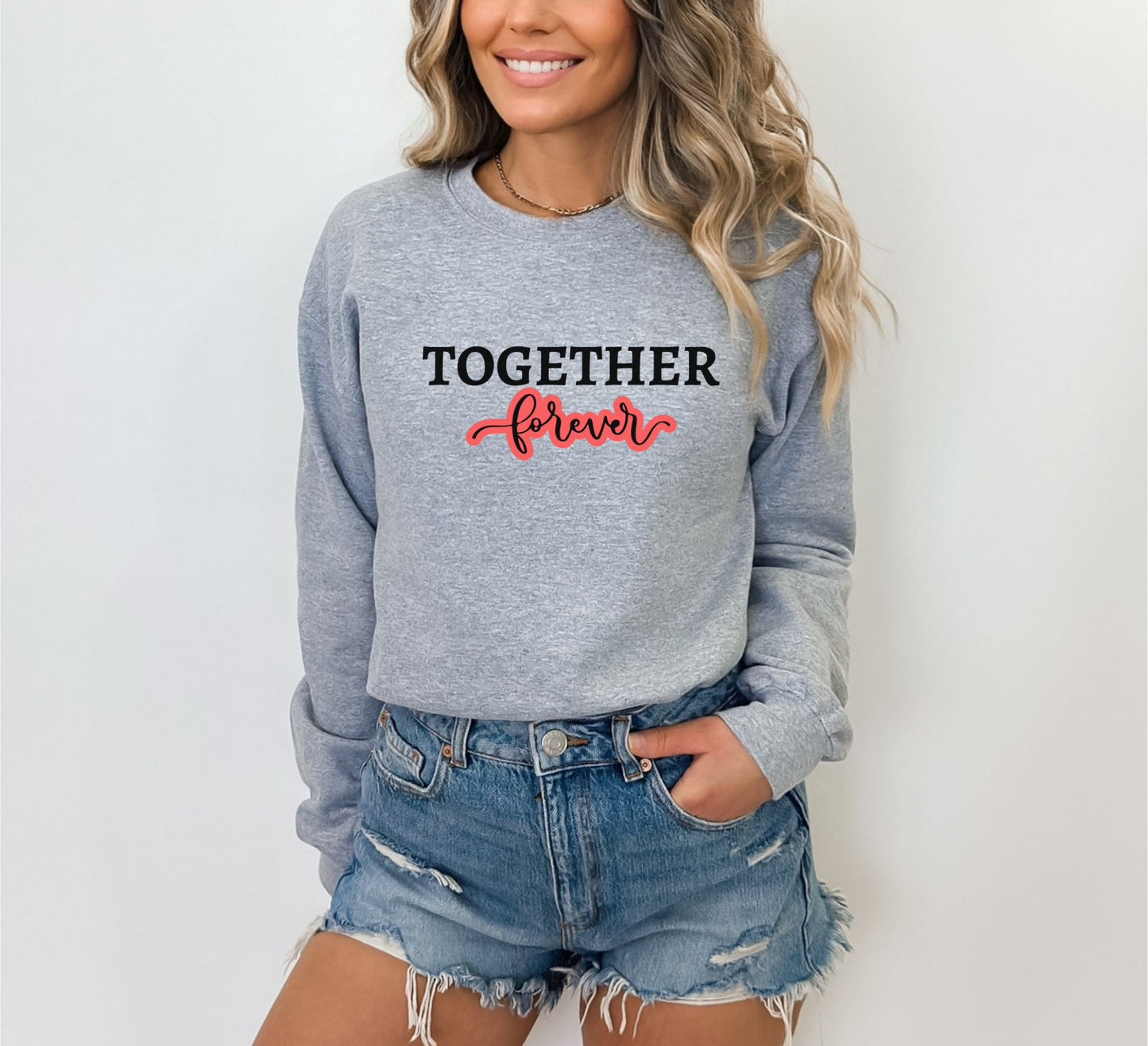 Together Forever Sport Grey Sweatshirt