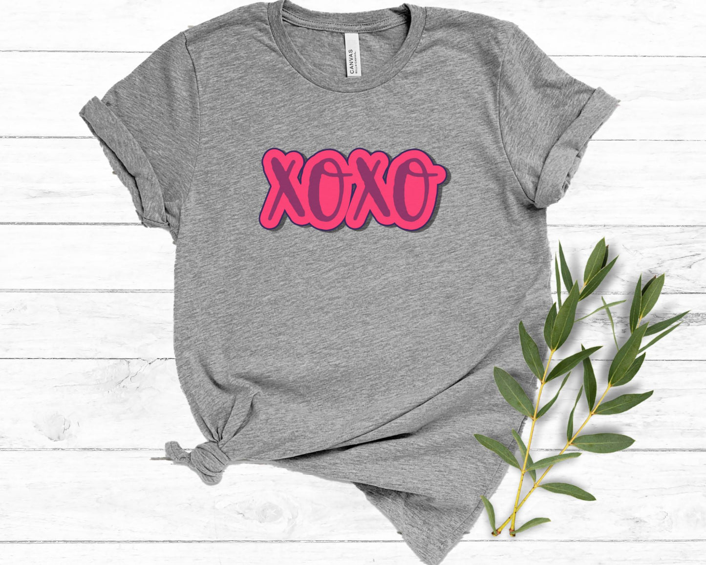 Athletic Heather XOXO Shirt