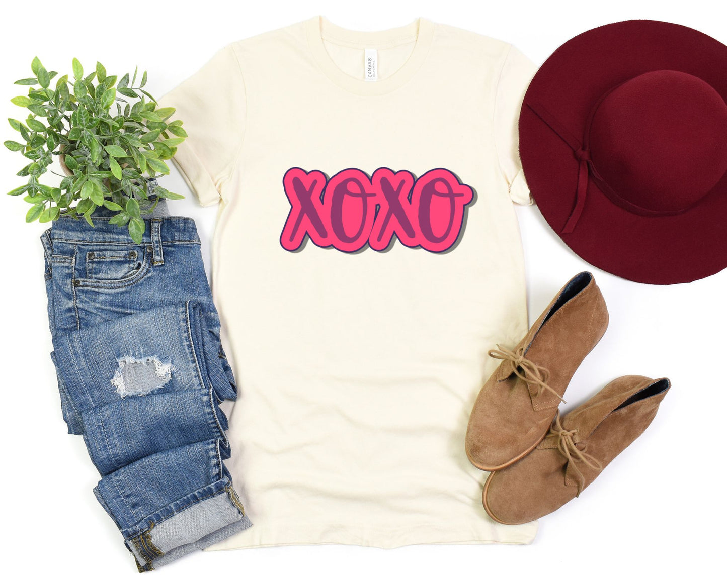 Natural XOXO Shirt