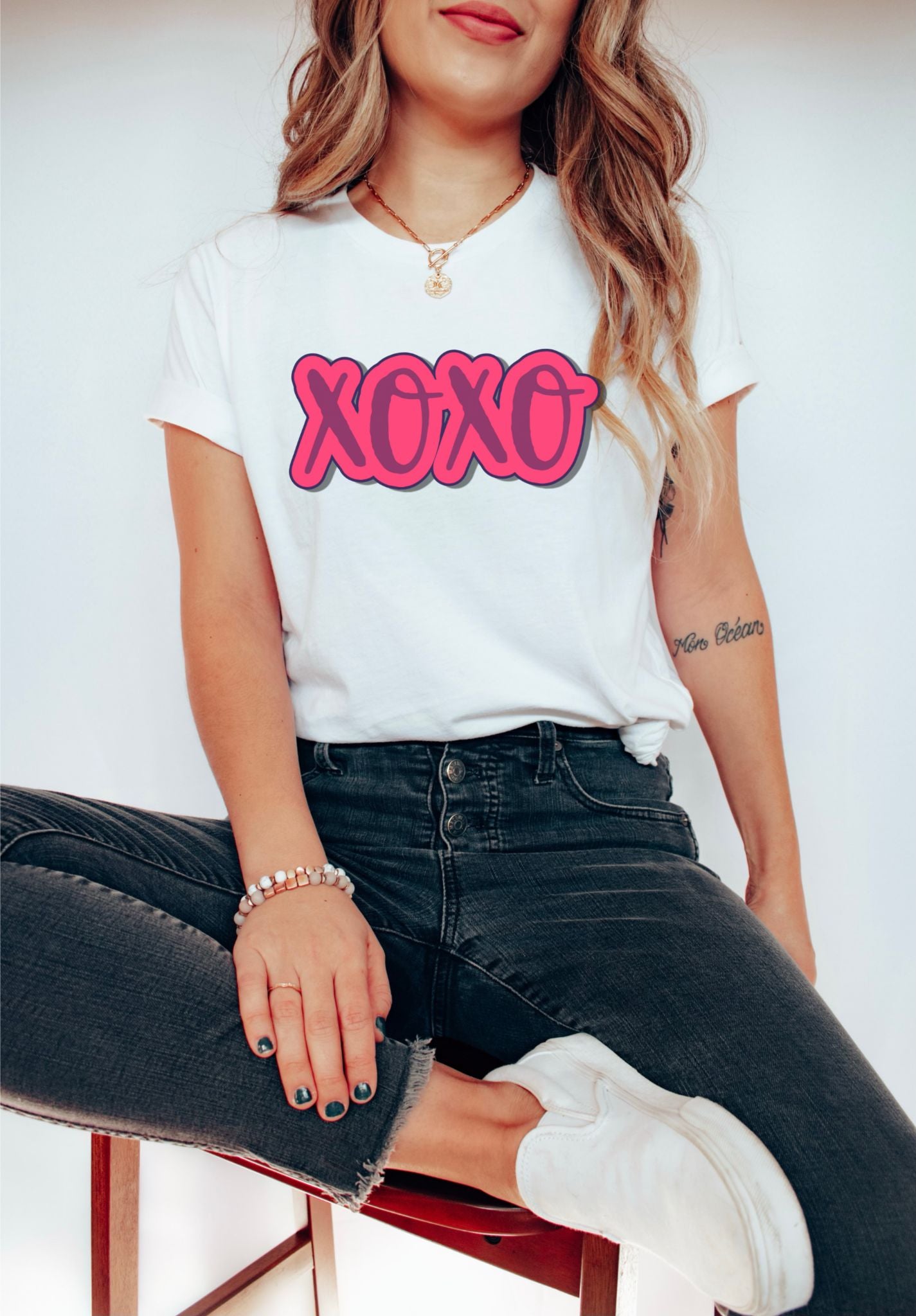 White XOXO Shirt